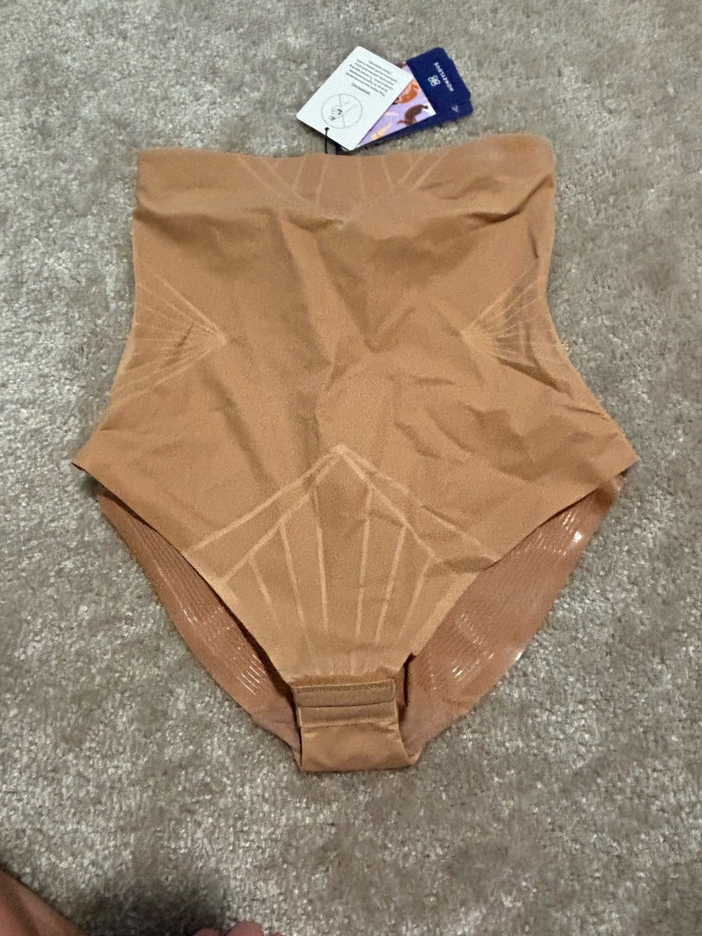 Honeylove ShadowSculpt high-Waist Shapewear Brief in Tan
